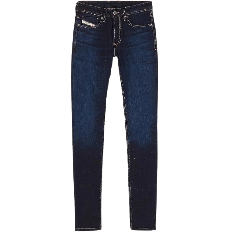 Diesel Sleenker Dark Blue Denim Jeans