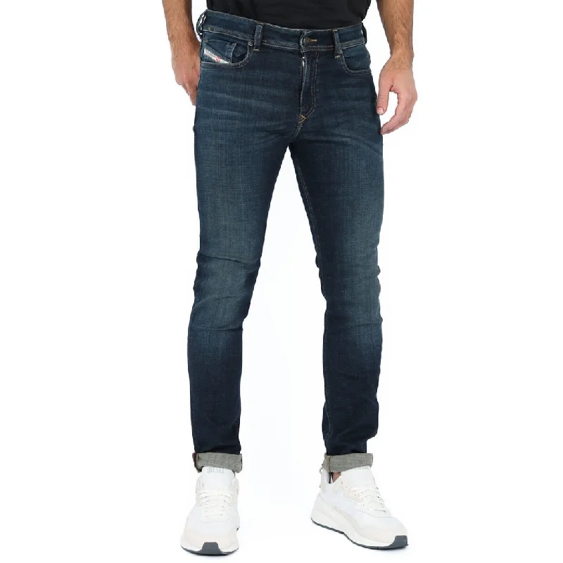 Diesel Sleenker Denim Dark Blue Skinny Jeans