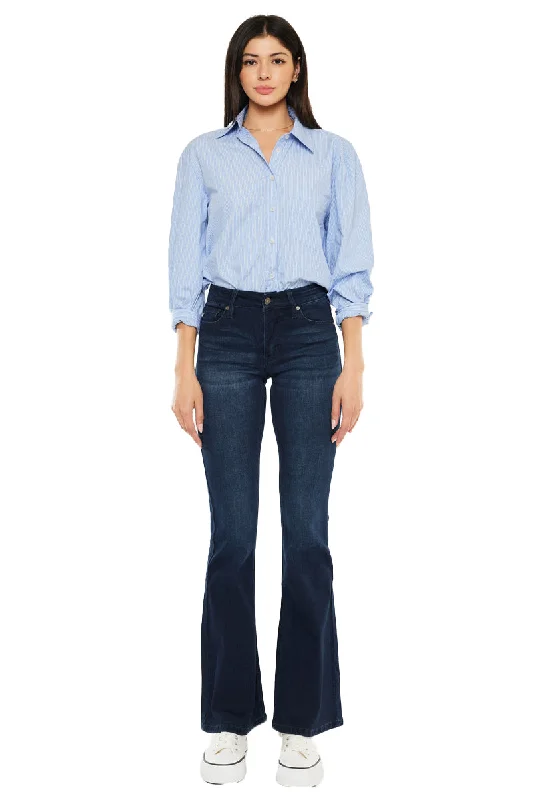 Kancan - Prein Mid Flare Jeans (Petite) - KC6102DPT