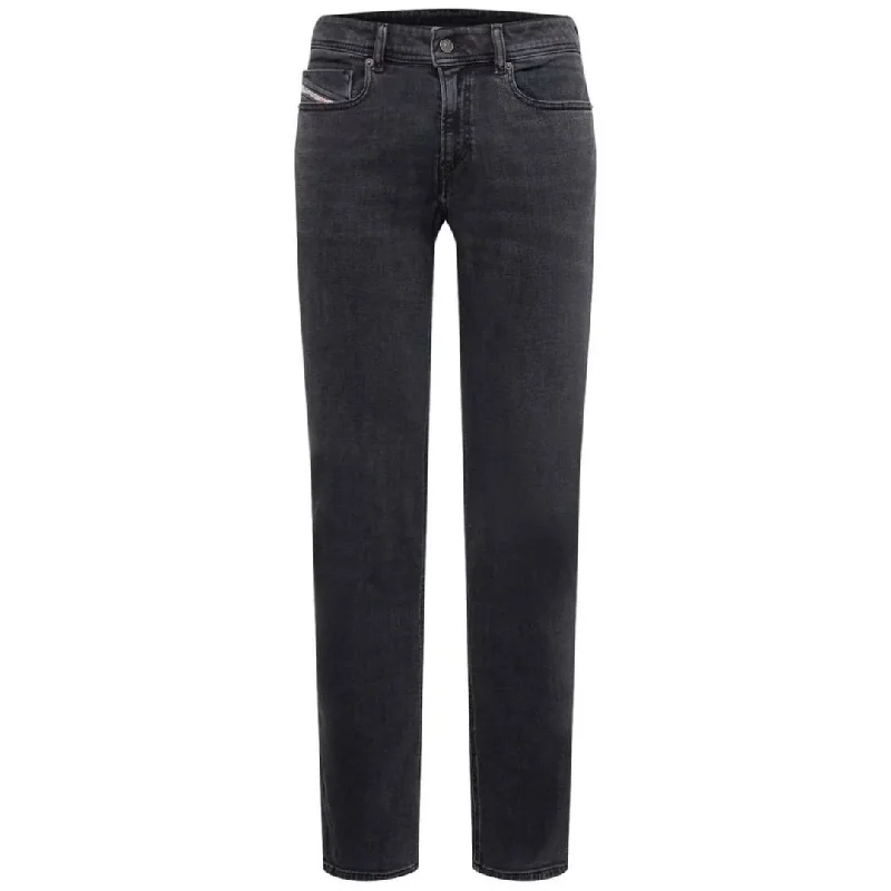 Diesel Sleenker Black Denim Jeans