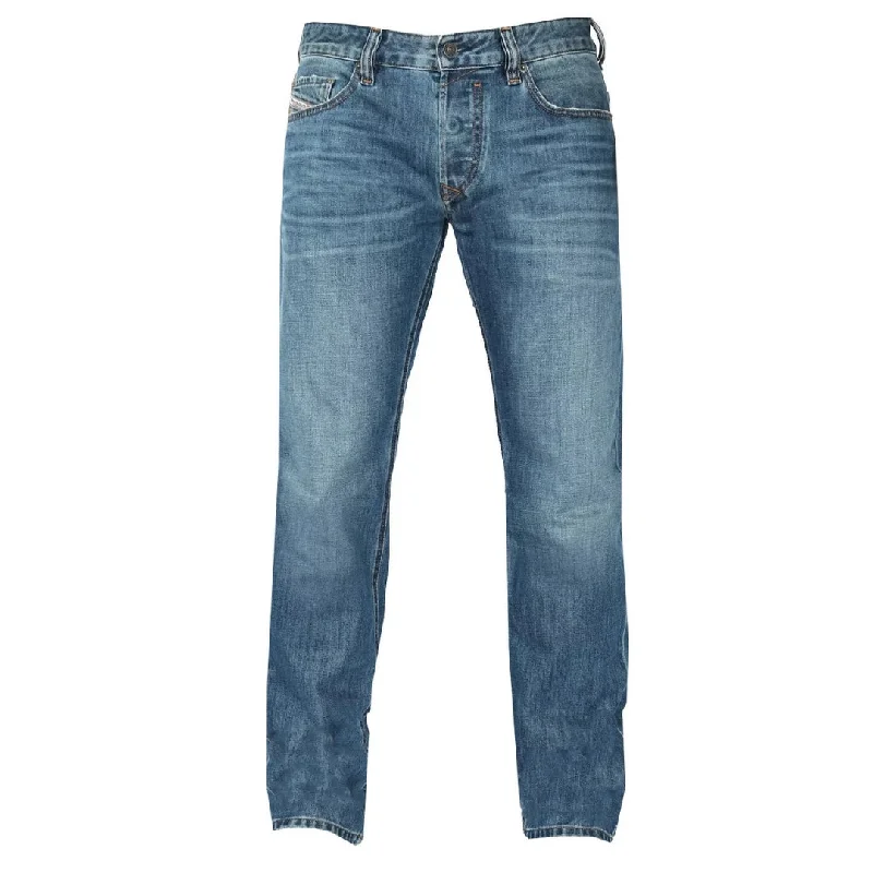 Diesel Safado-X Straight Fit Medium Blue Denim Jeans