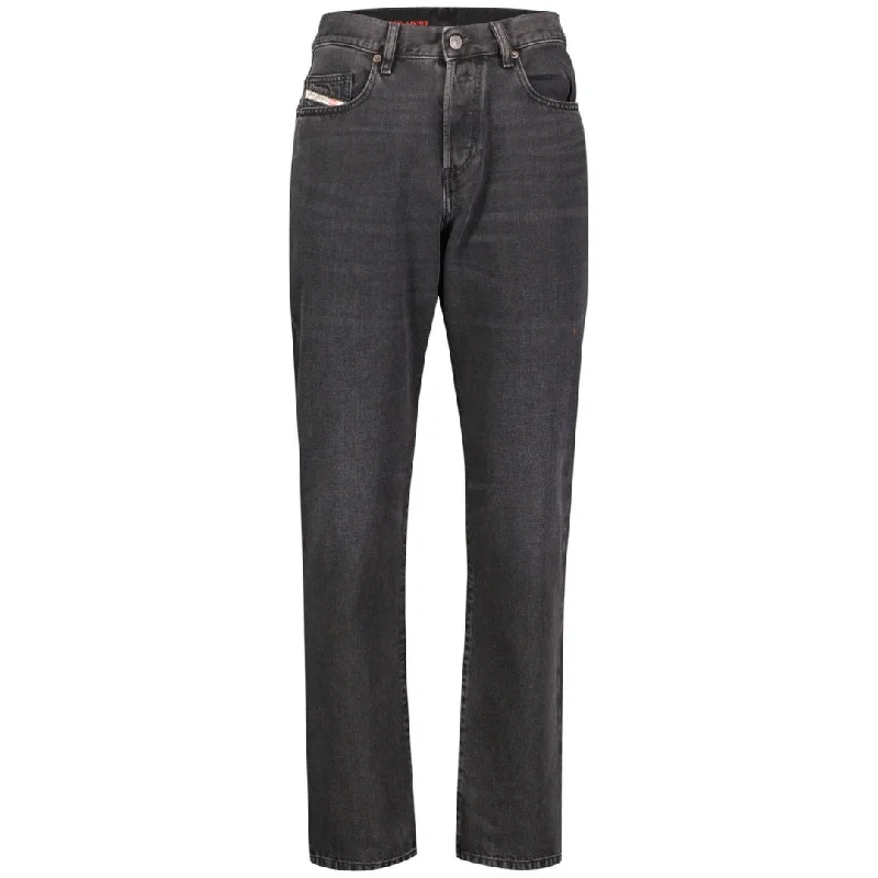 Diesel D-Viker Regular Fit Black Jeans