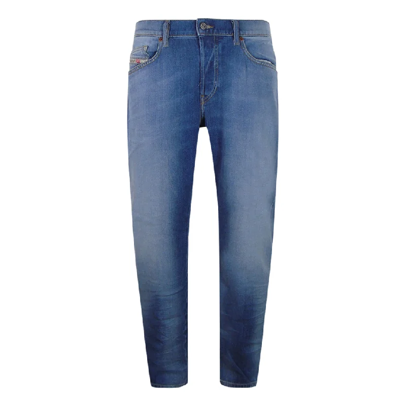 Diesel D-Mihtry Straight Fit Blue Denim Jeans