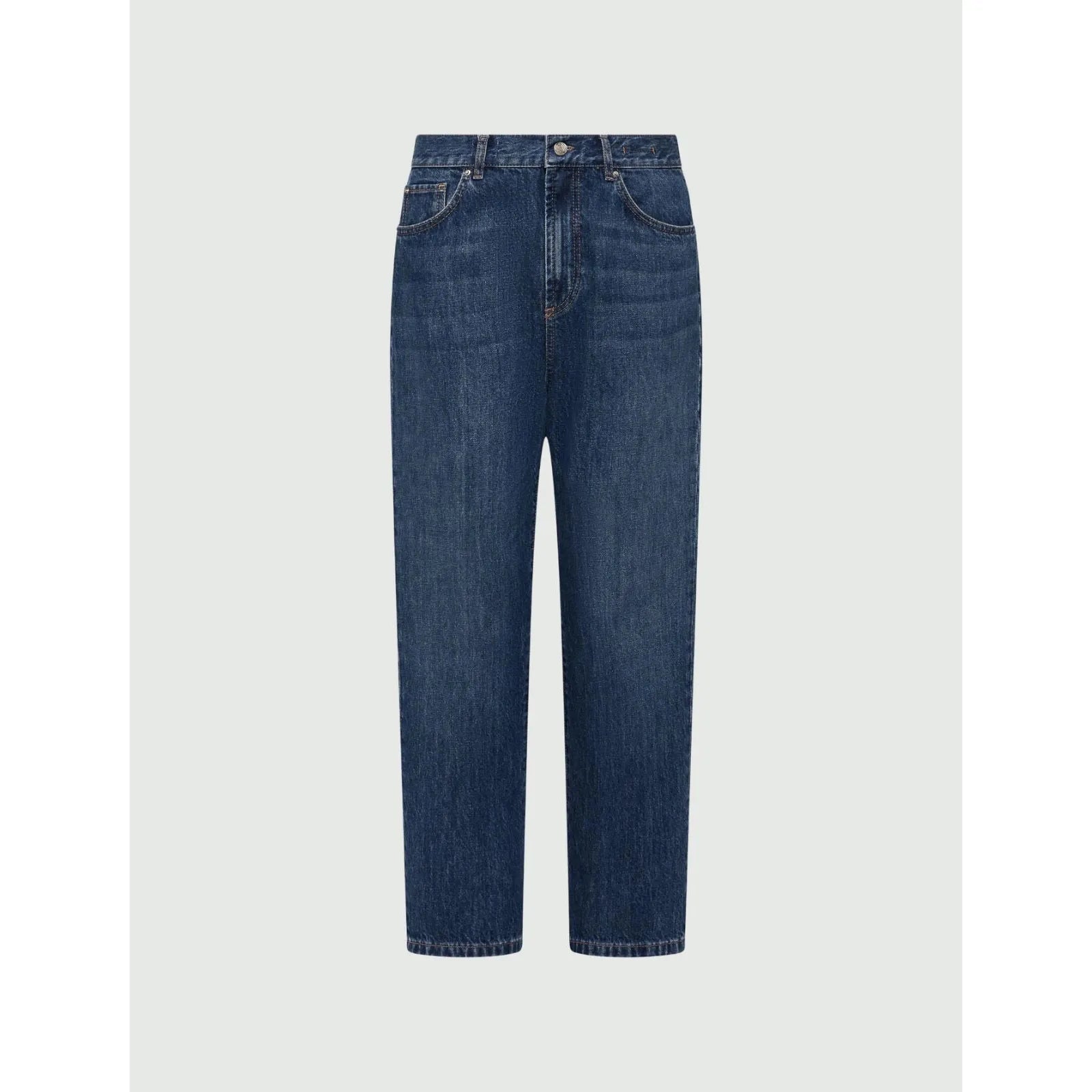 MOM 100% Cotton Jeans Denim Blue