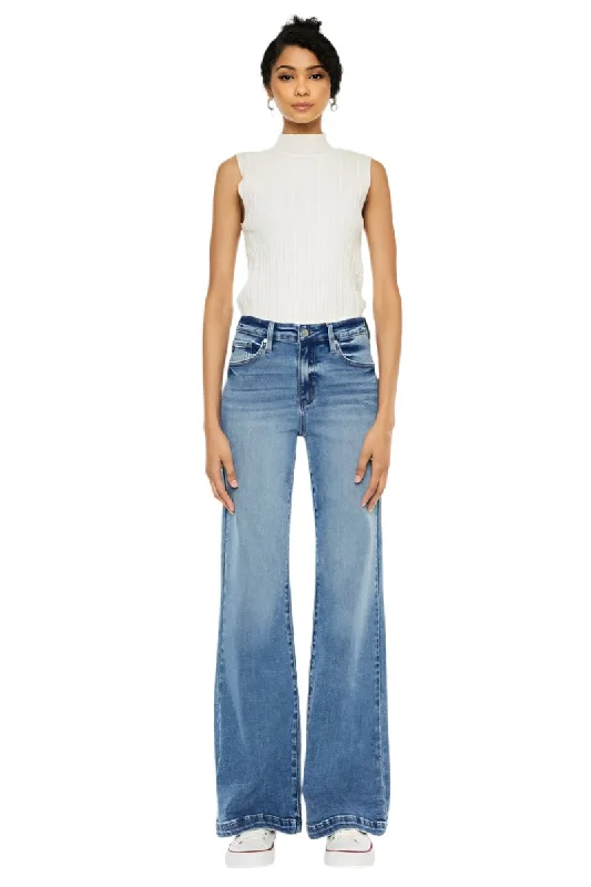 Kancan - Avonlea High Rise Wide Leg Flare Jeans - KC20024