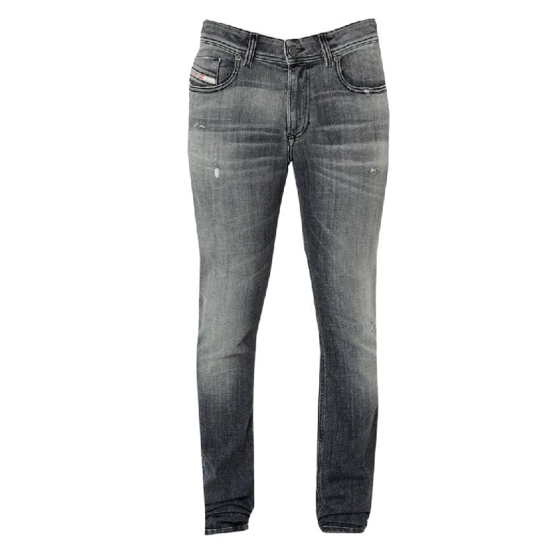 Diesel Sleenker Grey Denim Jeans