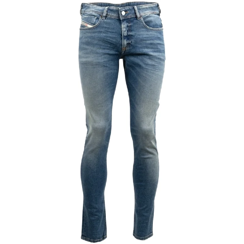 Diesel Sleenker Fadeded Blue Skinny Jeans