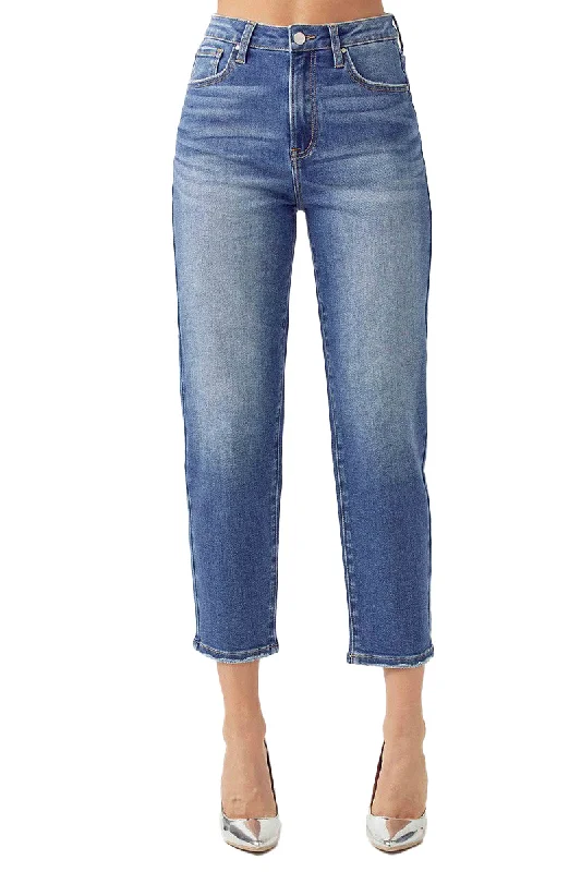 Risen Jeans - High Rise Mom Fit Jeans - RDP5075