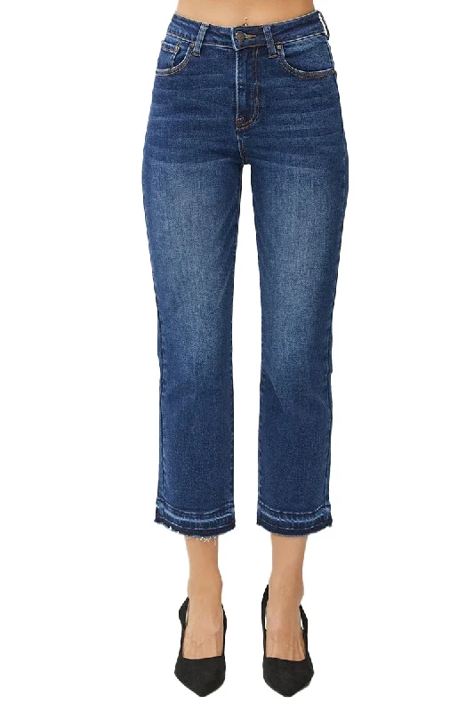 Risen Jeans - High Rise Relaxed Straight Jeans - RDP5579