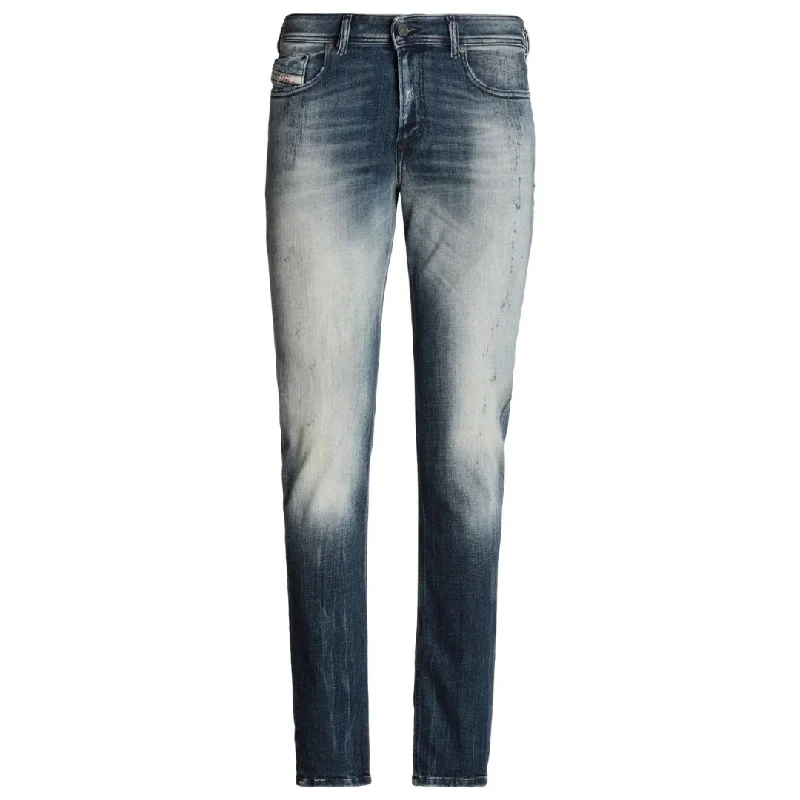 Diesel Sleenker Fadeded Blue Denim Jeans