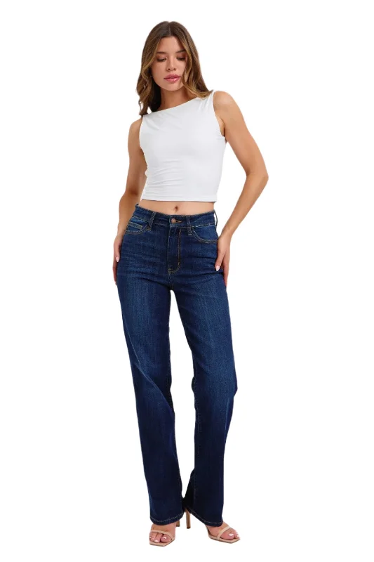 Judy Blue - High Waist Classic Straight Jeans - 82627