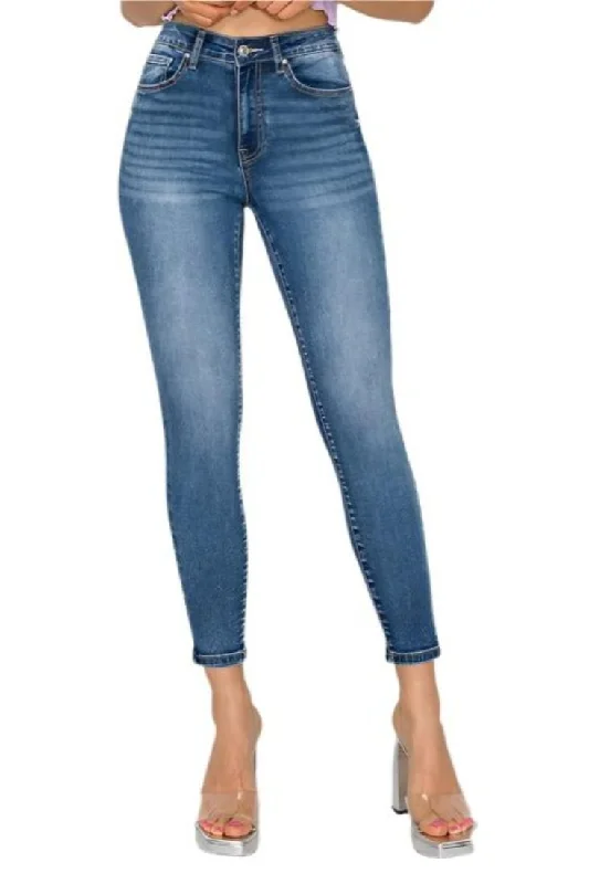 Wax Jean - Potassium Wash Basic Skinny Jeans - 90330