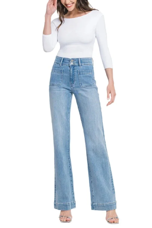 Flying Monkey - 90's Vintage Super High Rise Flare Jeans - F5655