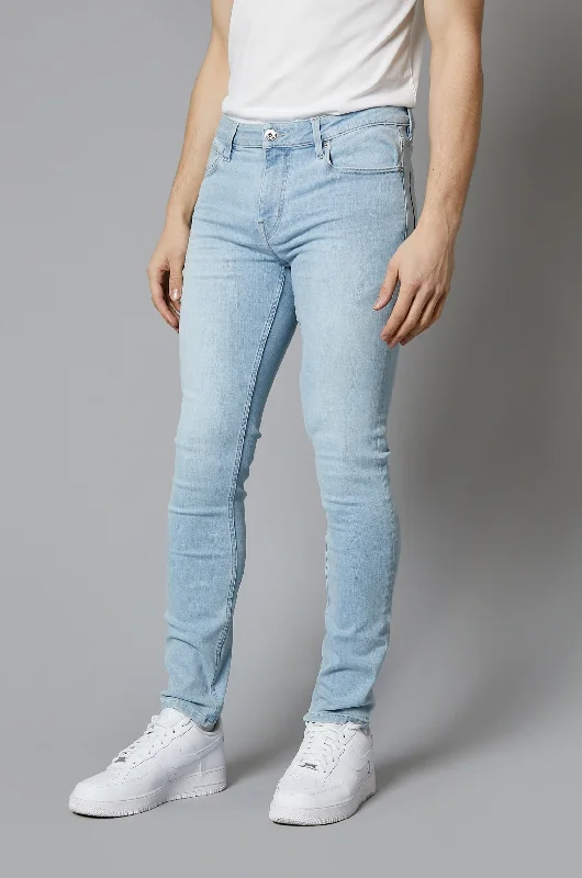 Nevada Skinny Fit Jeans In Sky Blue