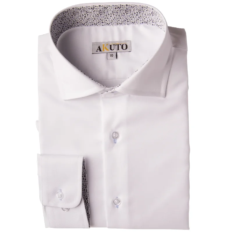 Boys Long Sleeve Oxford Shirt