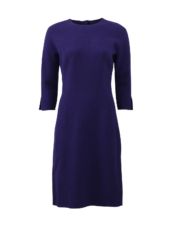 Slim Wool Dress