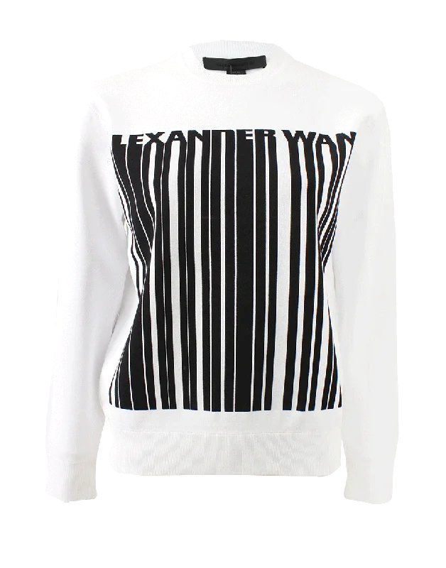 Logo Barcode Sweatshirt