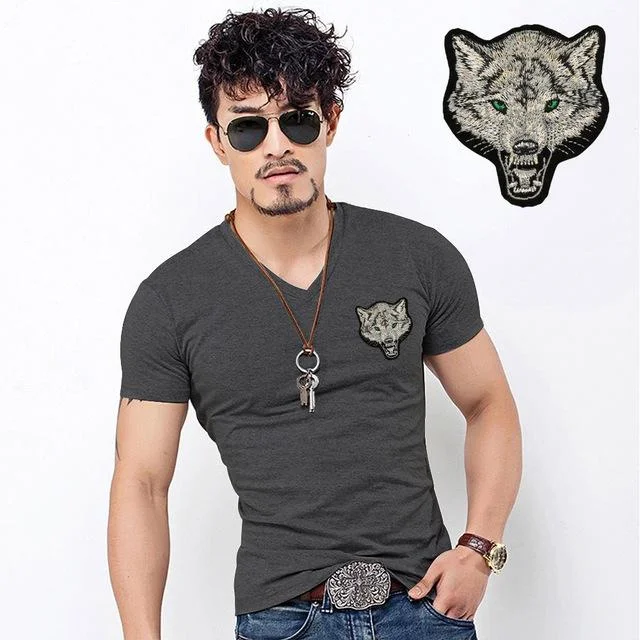 V Neck Dark Gray