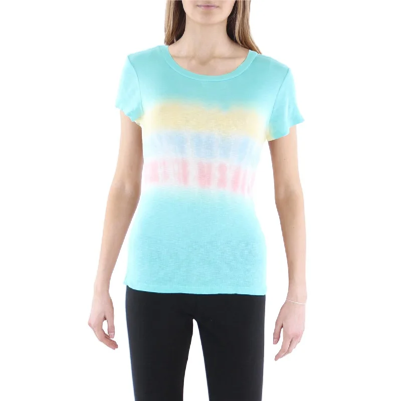 Anthropologie Maronie Womens Tie Dye Knit T-Shirt