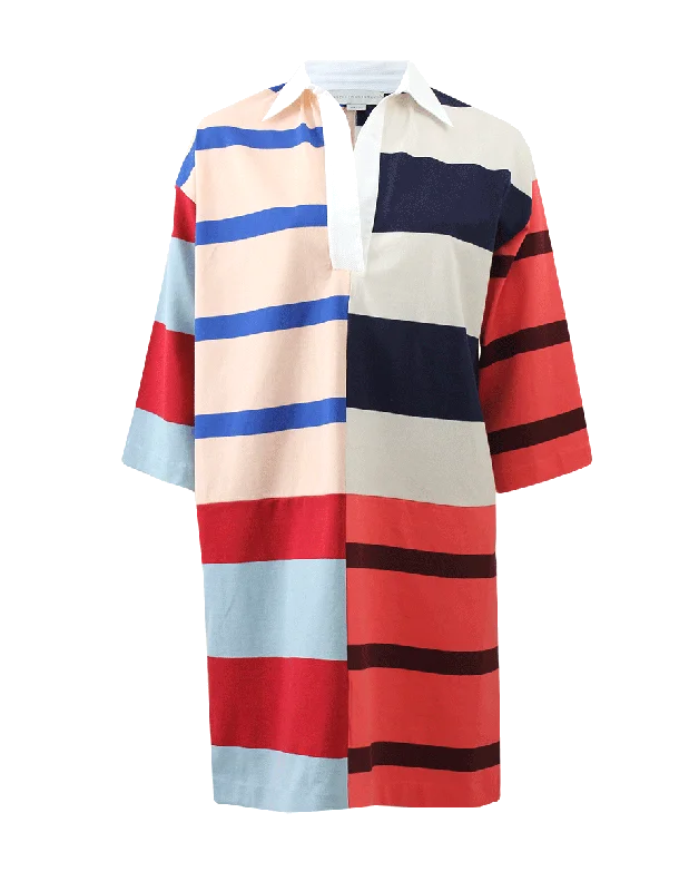 Stripe Polo Dress