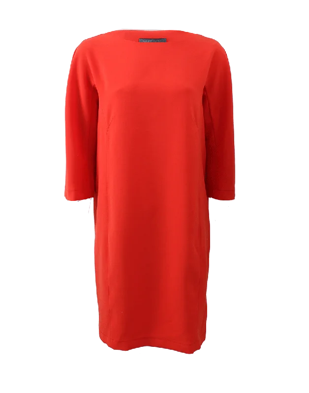 Boatneck Sheath Dress