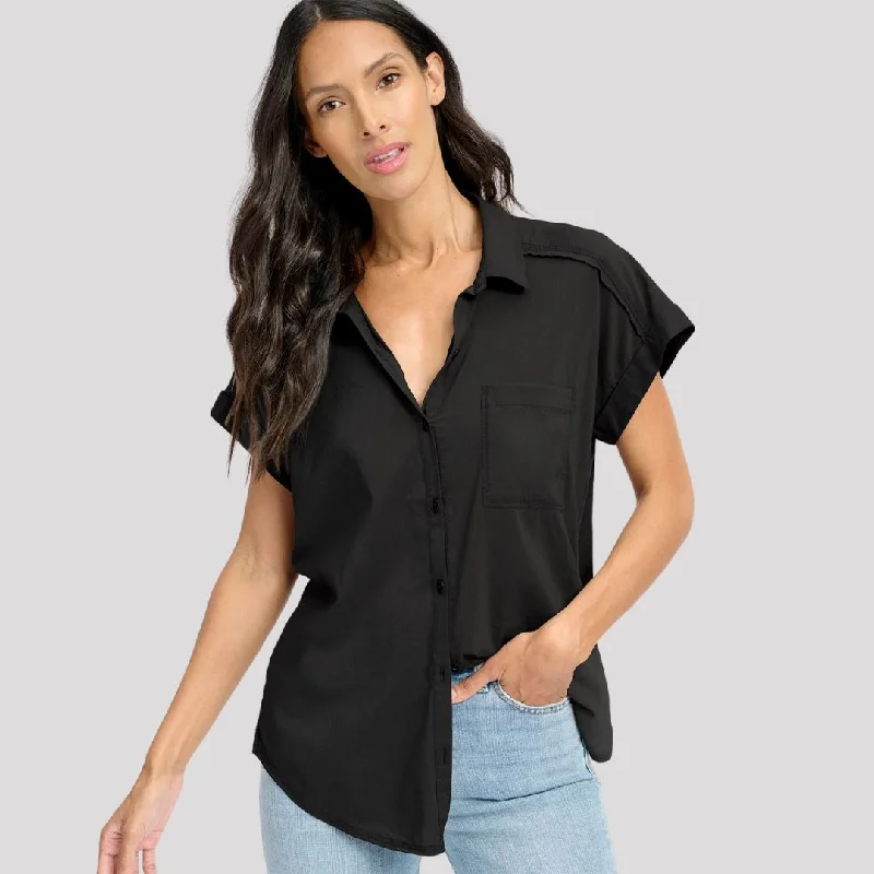 Short Sleeve Paige Shirt (Black)