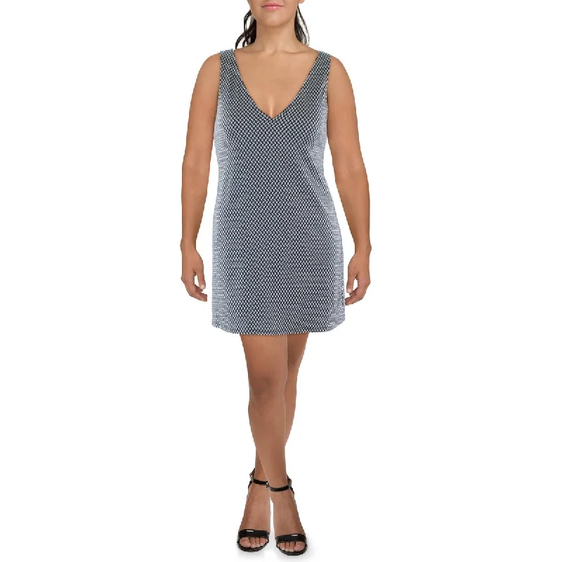 Kingston Grey Womens Juniors Printed Short Mini Dress