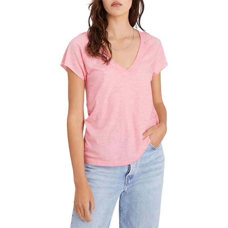 Sanctuary Womens V Neck Knit T-Shirt