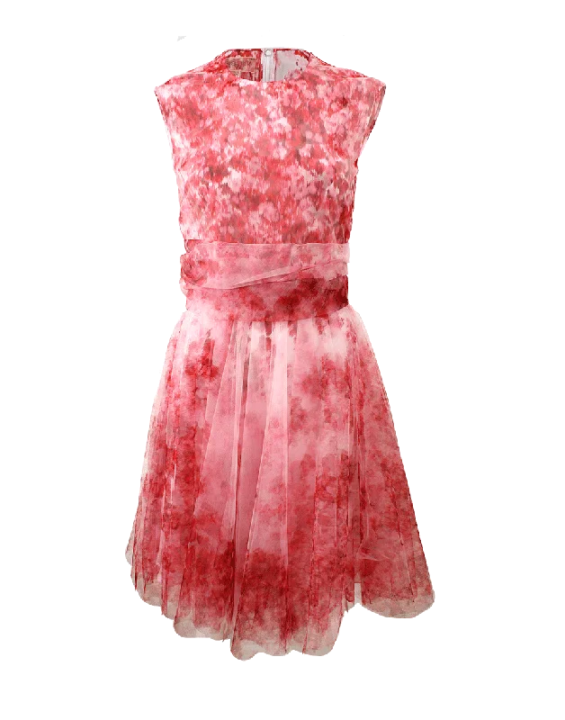 Floral Tulle Dress