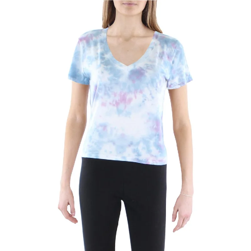 Anthropologie Maronie Womens Tie Dye Knit T-Shirt