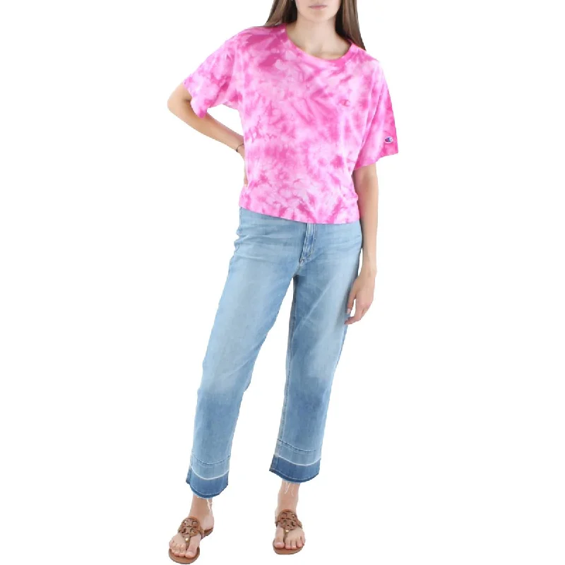 Champion Womens Tie-Dye Crewneck T-Shirt