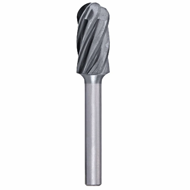 HICOAT TC Bur - Cylind. (Radius End), ALU Cut 1/2" x 1" x 1/4" Shank - SC-5, NFE Coating