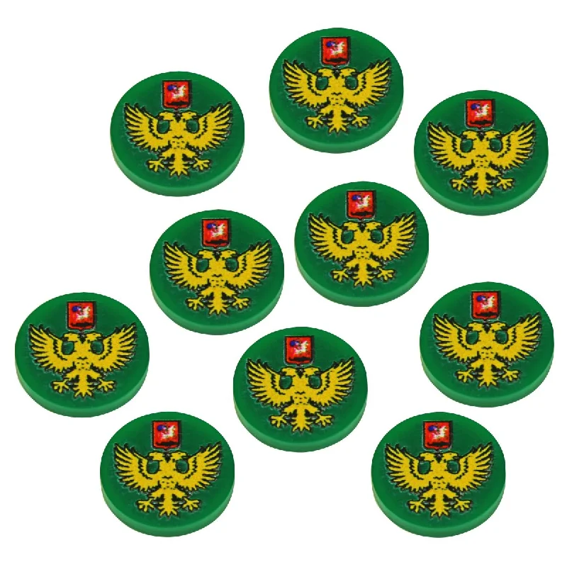 LITKO Premium Printed Napoleonic Era Tokens, Russian Coat-of-Arms (10)