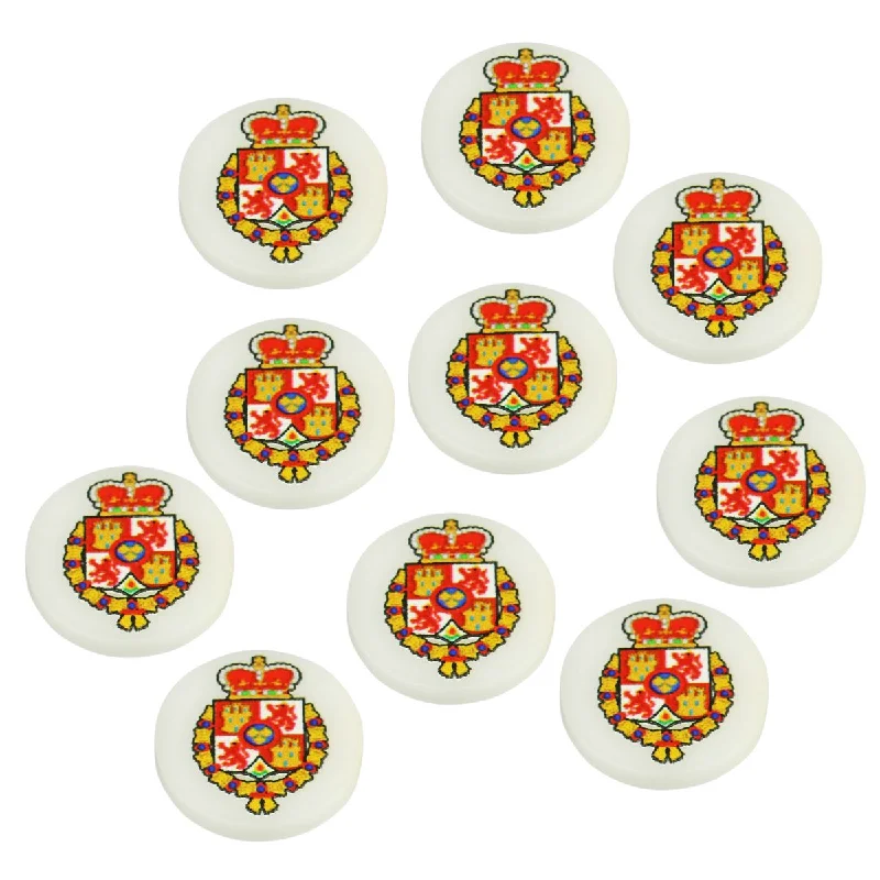 LITKO Premium Printed Napoleonic Era Tokens, Spanish Coat-of-Arms (10)