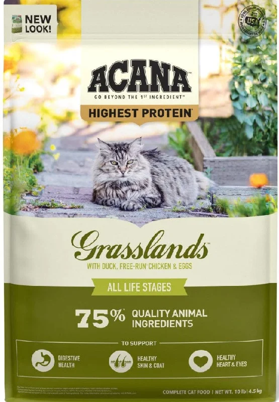 ACANA Grassland Freeze Dried Coated Grain Free Dry Cat Food