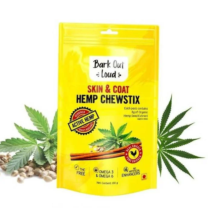 Bark Out Loud - Hemp Chewstix Skin & Coat