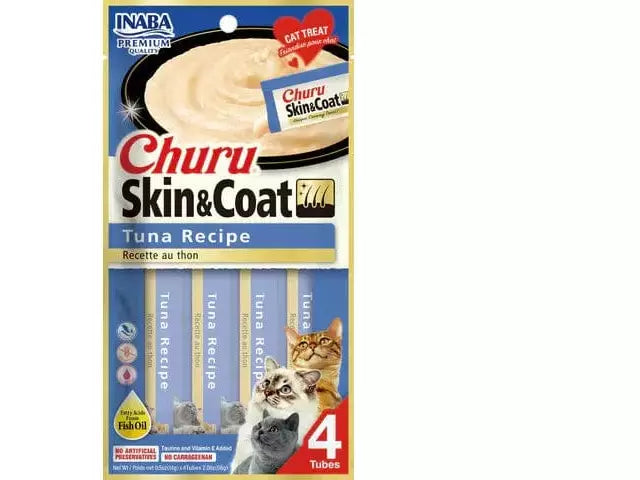 Churu Skin & Coat Tuna Recipe 4 tubes 56g