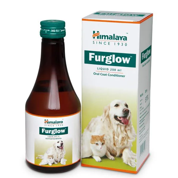 Himalaya Furglow Liquid Skin & Coat Conditioner Tonic Salmon Flavour 200 ml